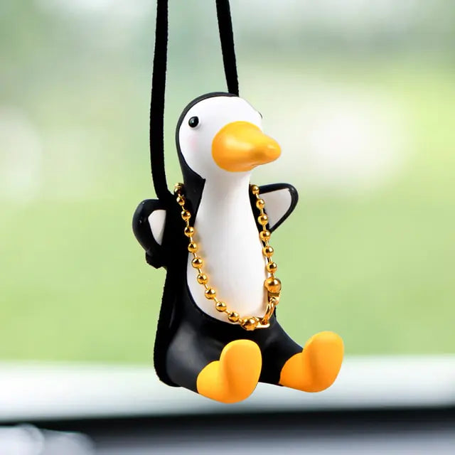 Hanging Duck Car Ornament