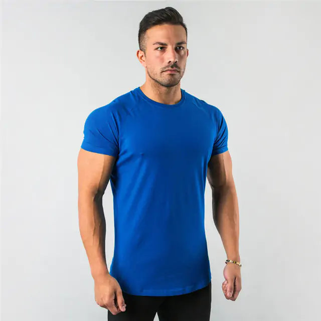 Men's Solid Gym T-Shirt