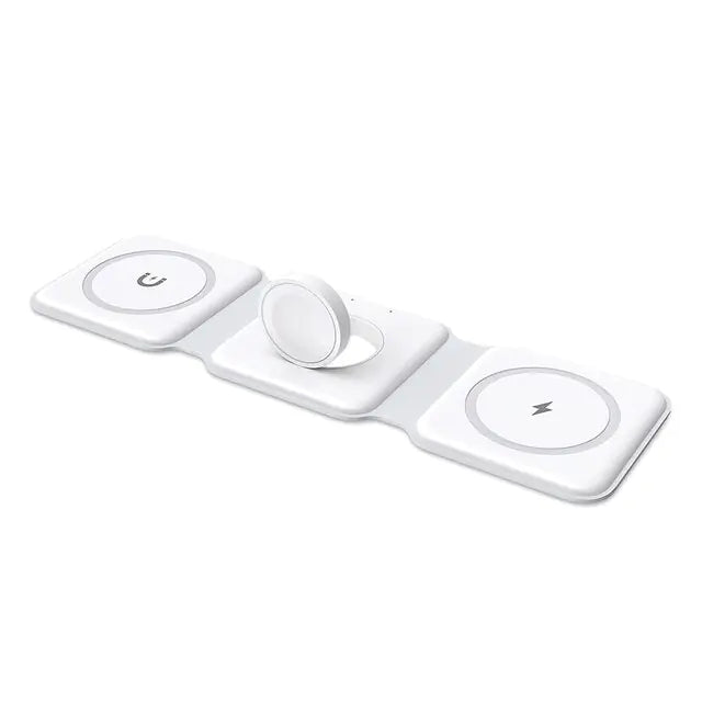 3 in 1 Foldable Magnetic Wireless Fast Charger