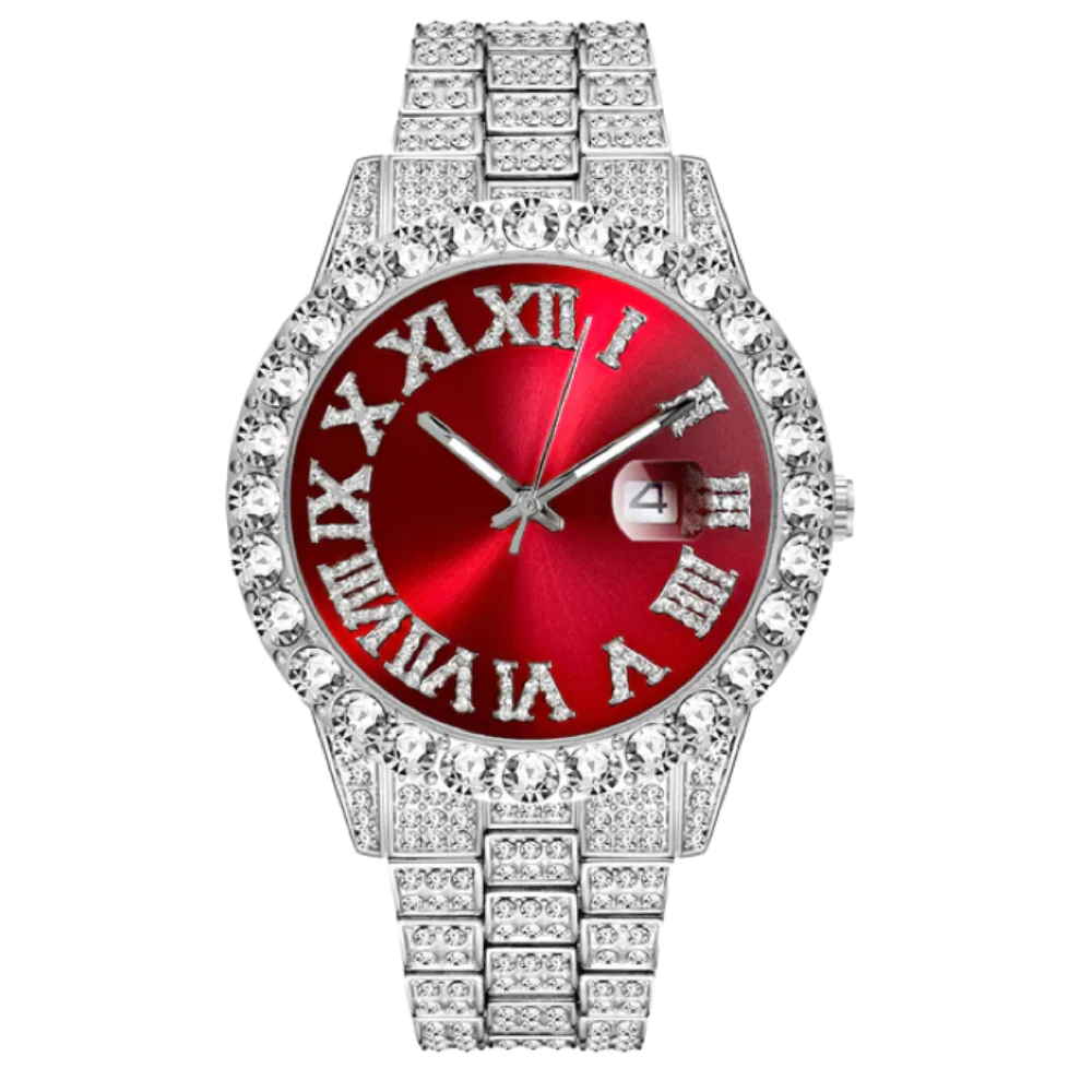 Lil Durk Iced Out Watch