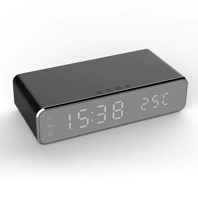 LED Wireless Charger Alarm Clock