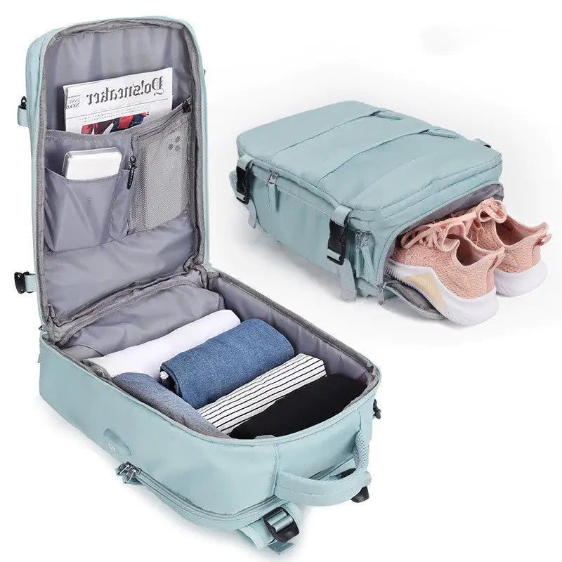 Large Size Travel Backpack with USB Port