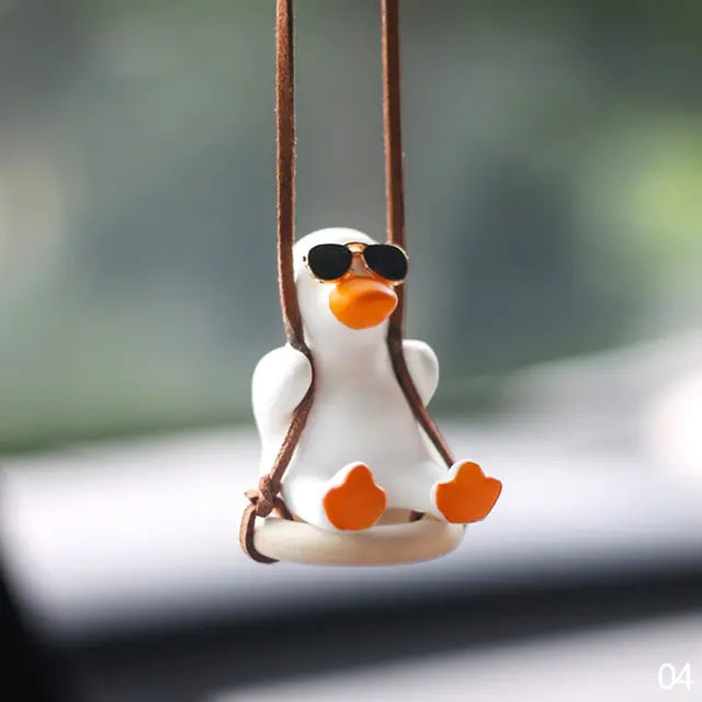 Hanging Duck Car Ornament