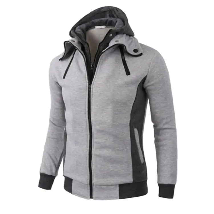 Men's Double Zipper Jacket