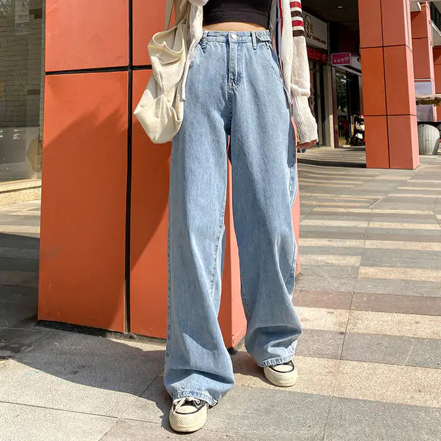 Solid Baggy Cargo Pants