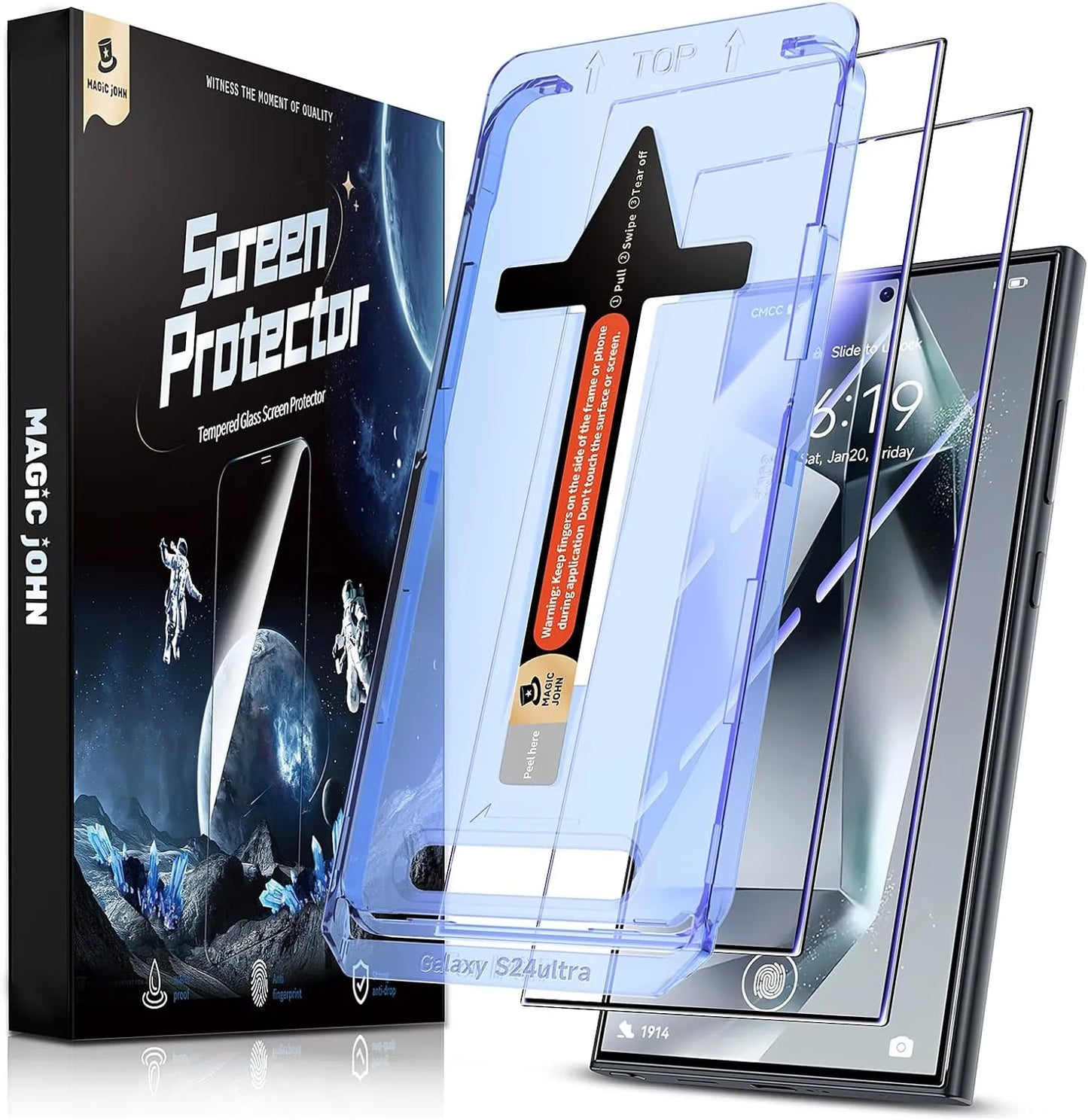 Magic John Dust Free & Bubble Free Screen Protector for iPhones