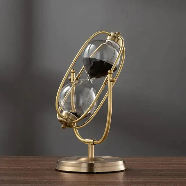 360° Rotating Metal Hourglass