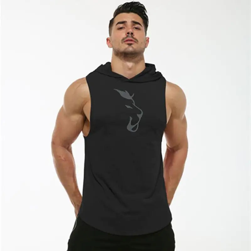 Men's Tank Top Hoodie