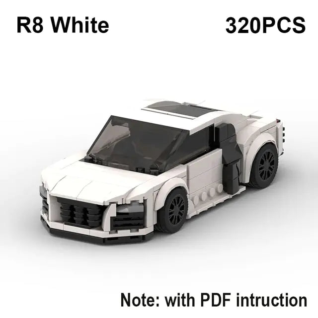 Sports Car Building Blocks Set