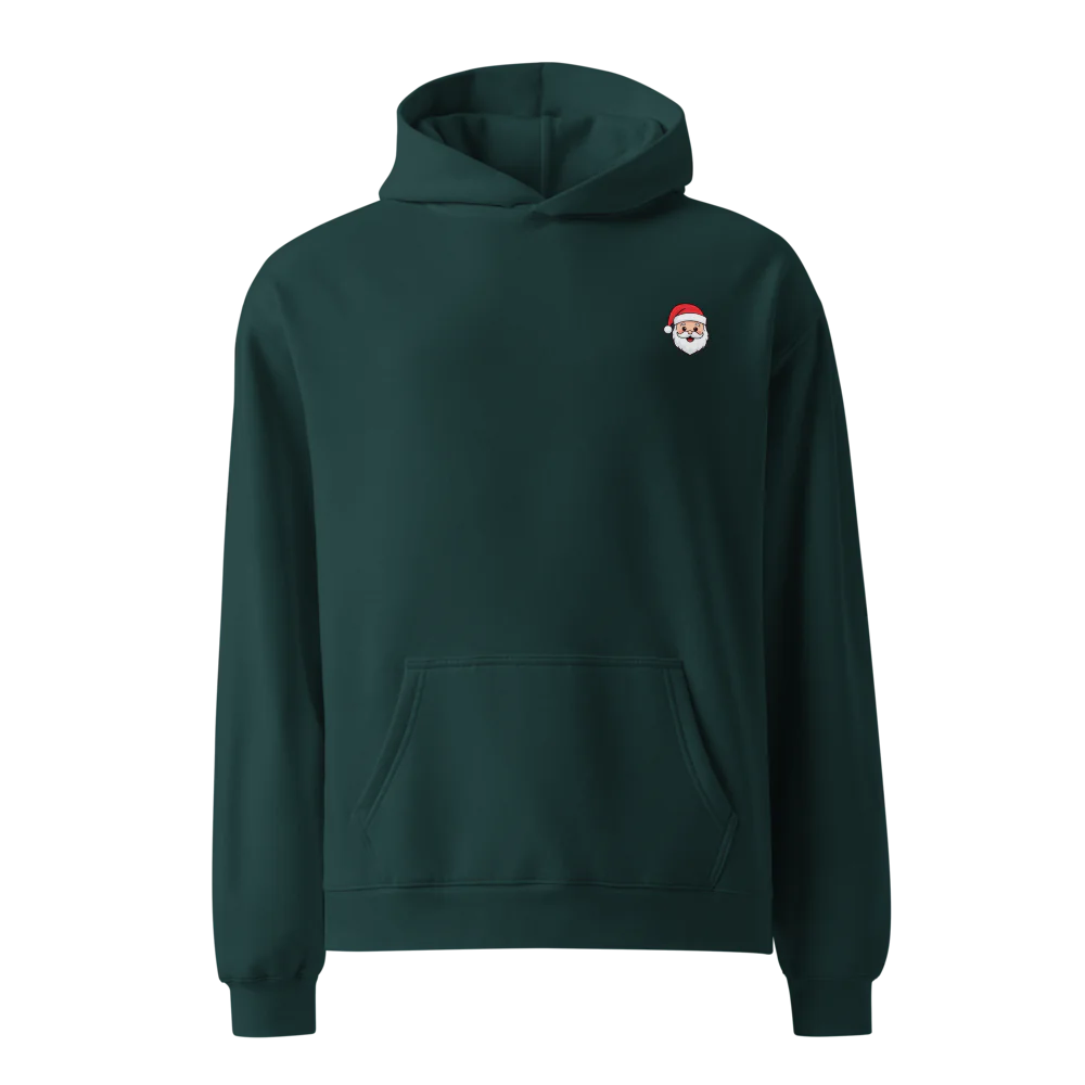 Unisex Christmas Playlist QR Code Oversized Hoodie