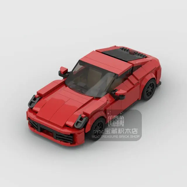 Porsche Carrera Racecar Building Blocks