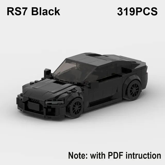 Sports Car Building Blocks Set