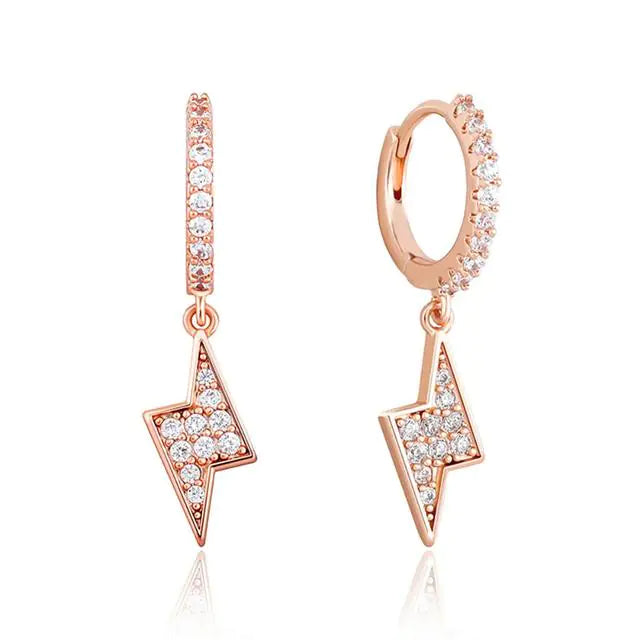 Dangling Lightning Earrings