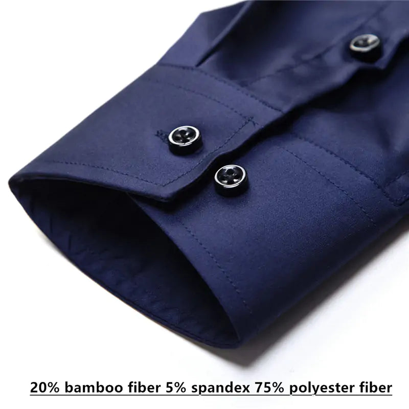 Anti-Wrinkle Men's Button-Up Shirt