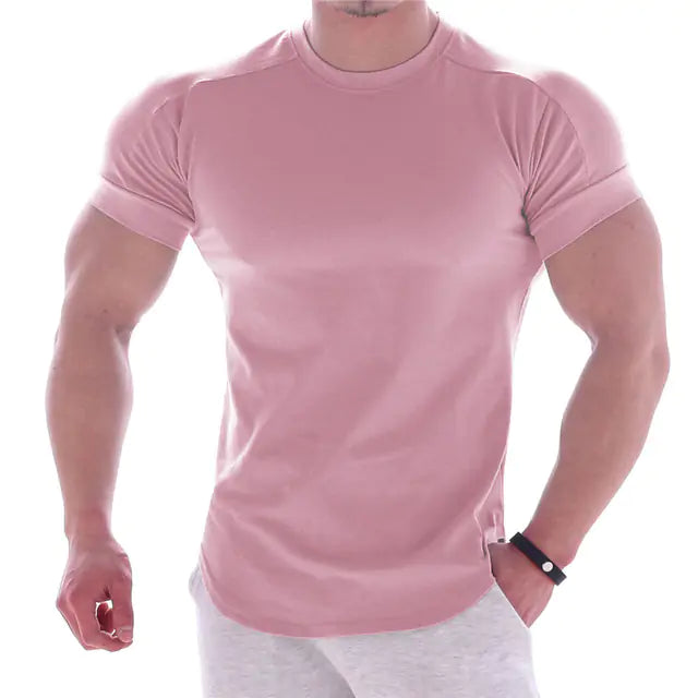 High-Elastic Men's Slim Fit T-Shirt
