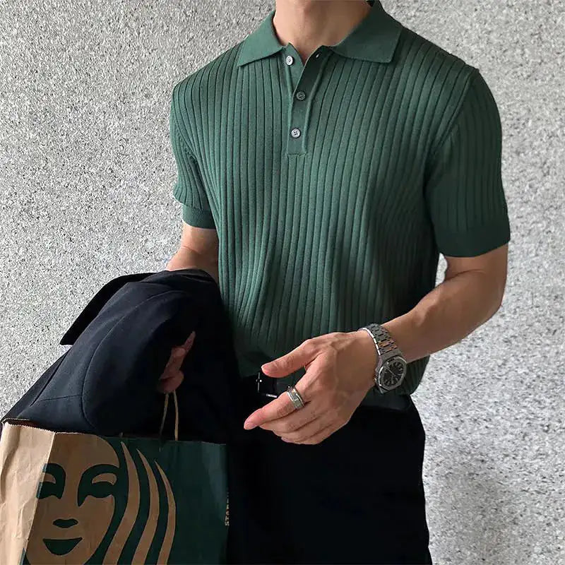 Lined Polo T-Shirt