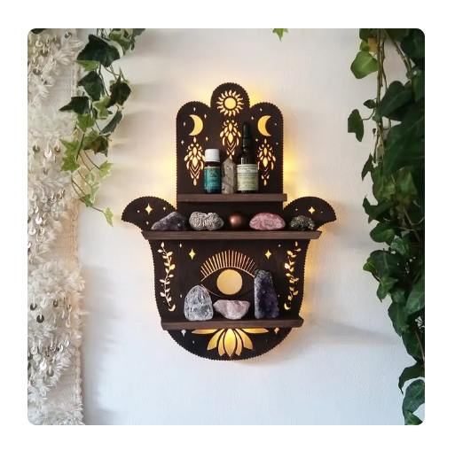 Wooden Essential Oil Storage Rack