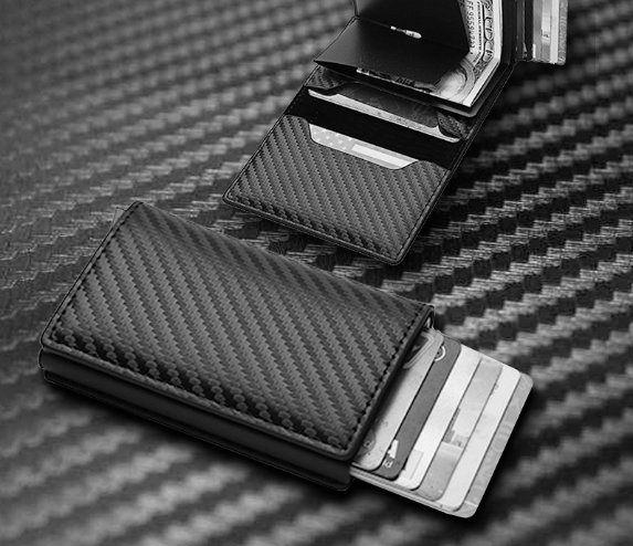 RFID-Blocking Carbon Fiber Wallet