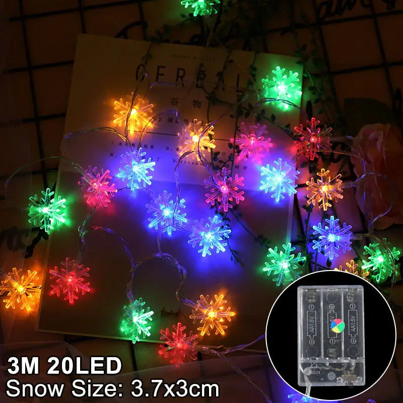 LED Christmas Hanging Snowflakes