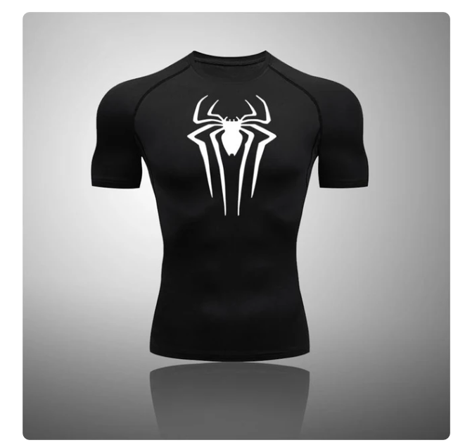 Men's Athletic Compression Spider Shirts