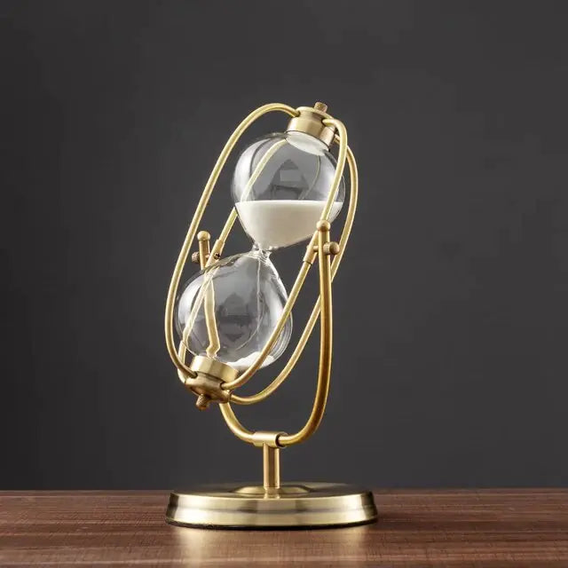 360° Rotating Metal Hourglass