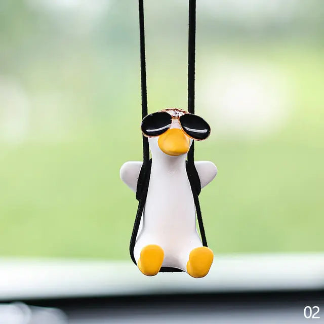 Hanging Duck Car Ornament
