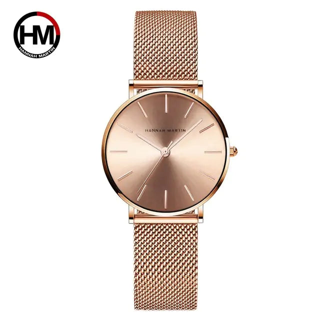 Woman's' Steel Mesh Quartz Watch