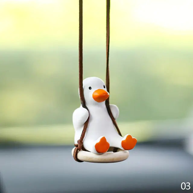 Hanging Duck Car Ornament