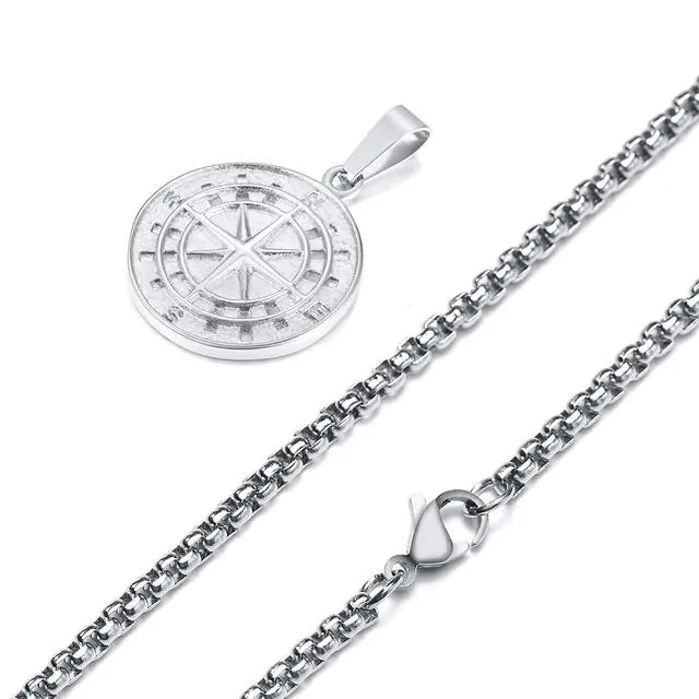 Men's Compass Necklace
