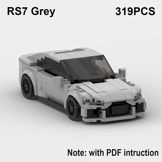 Sports Car Building Blocks Set