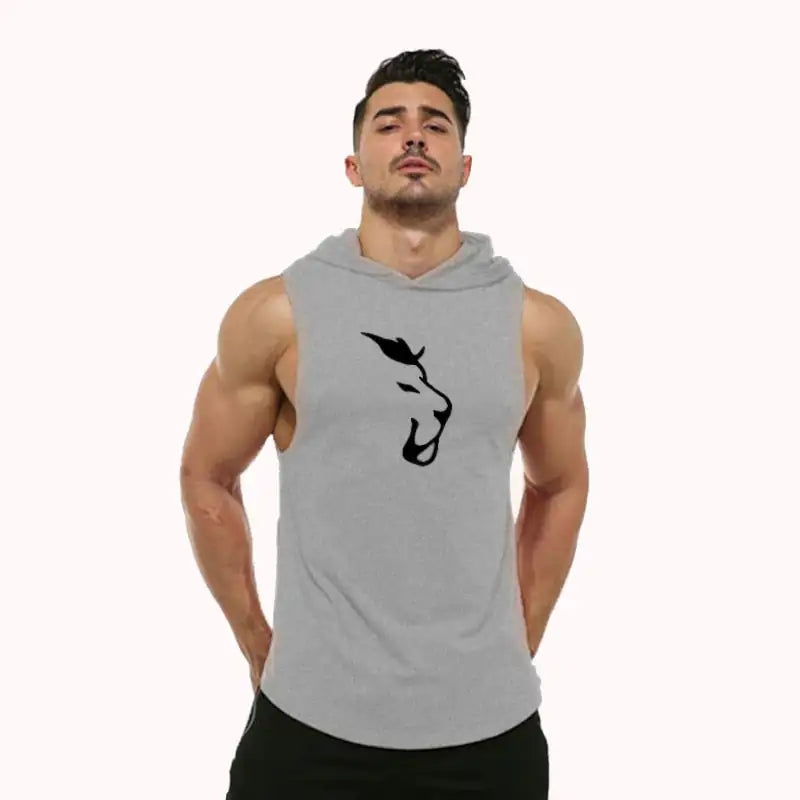 Men's Tank Top Hoodie