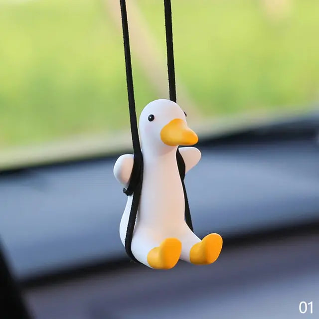 Hanging Duck Car Ornament