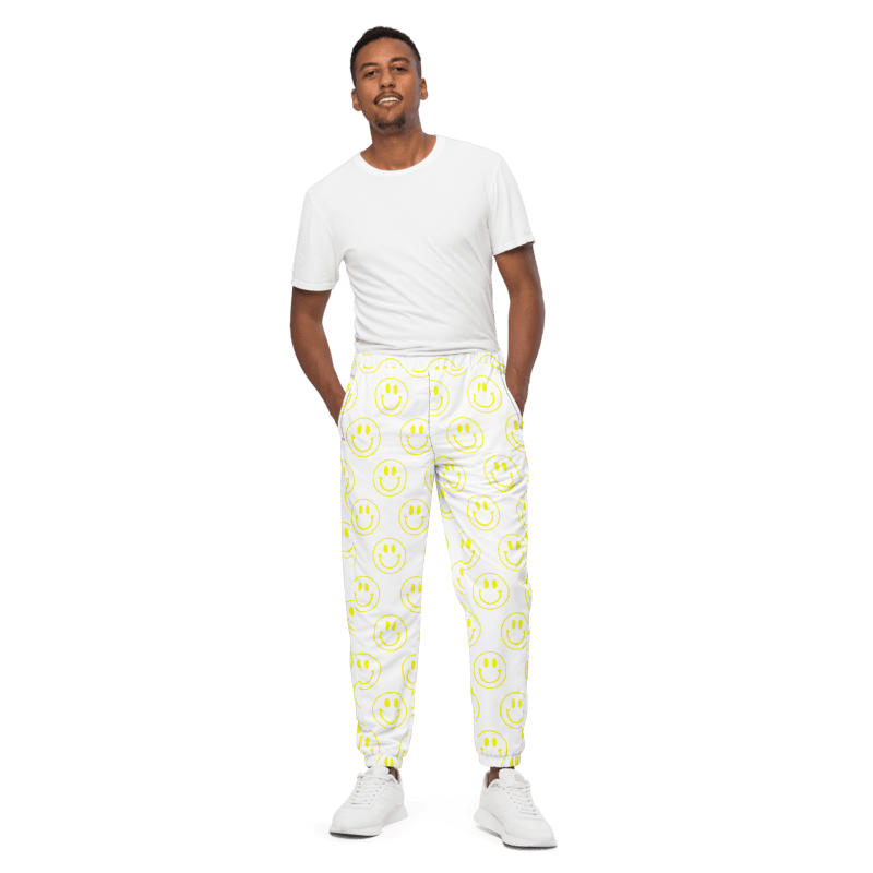 All-Over Smiley Face Unisex Track Pants