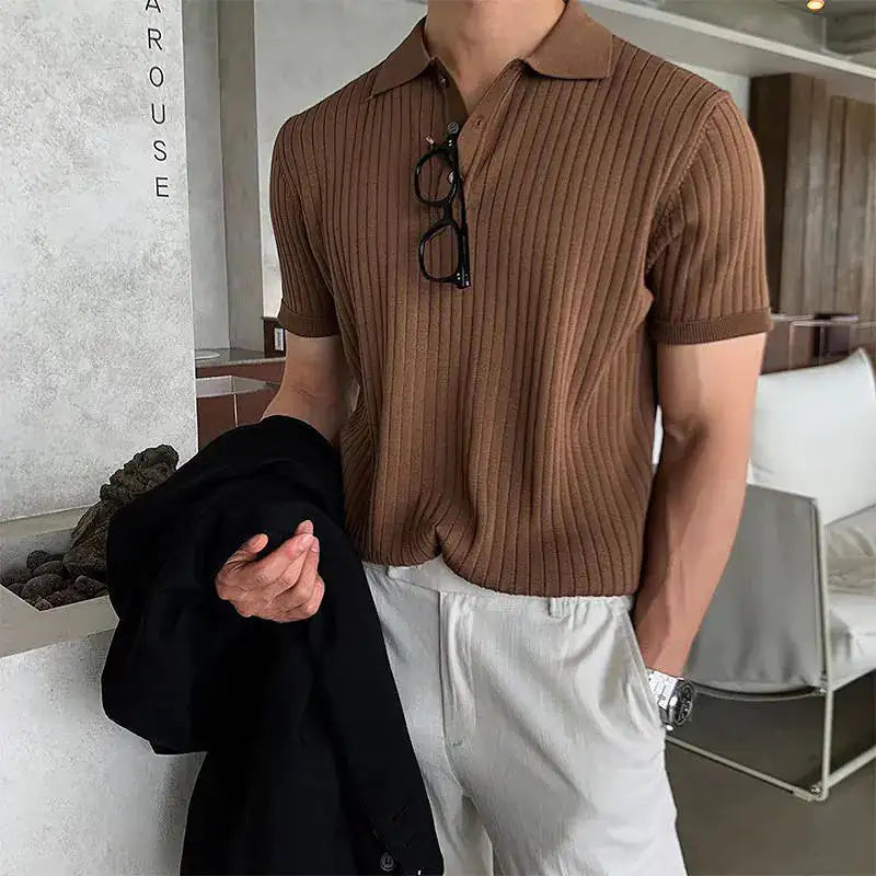 Lined Polo T-Shirt