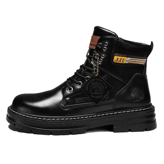 Men's High Top Leather Boots