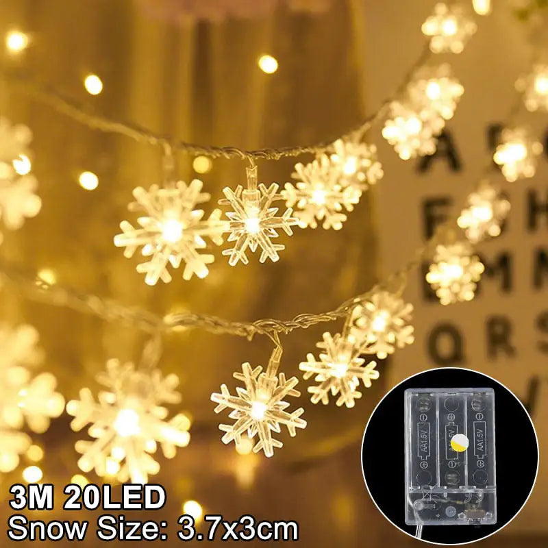 LED Christmas Hanging Snowflakes