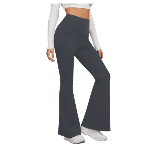 High-Waisted Flared Leggings