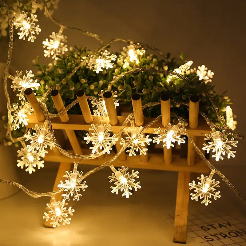 LED Christmas Hanging Snowflakes