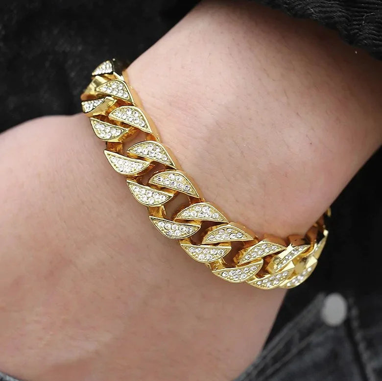 Men's Miami Curb Cuban Chain Bracelet