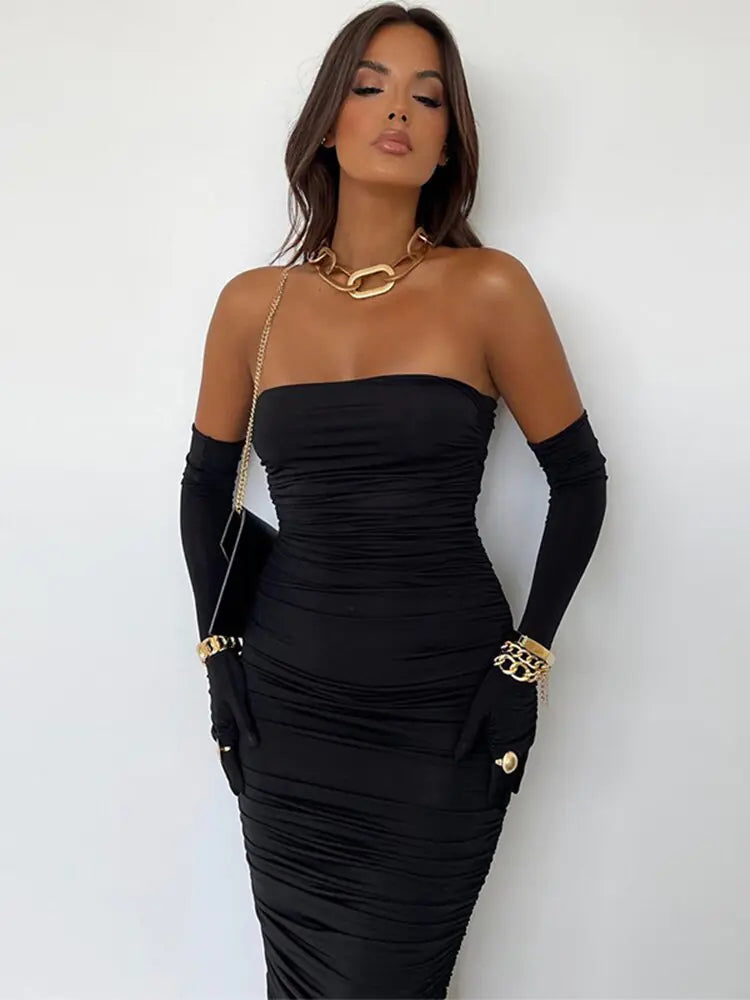 Strapless Tight Dress