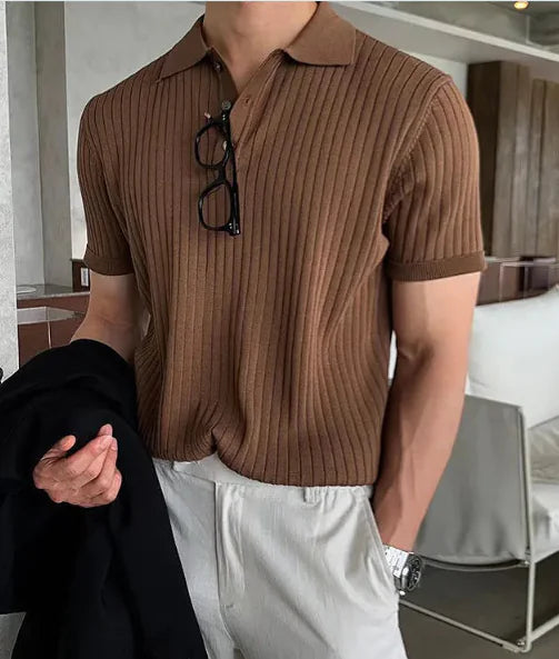 Lined Polo T-Shirt