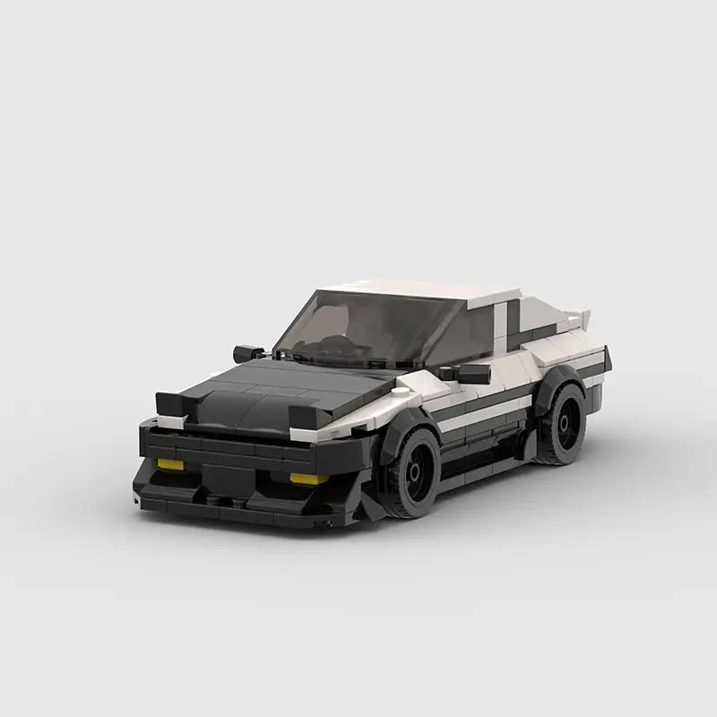 Black & White AE86 Toyota Car Building Blocks
