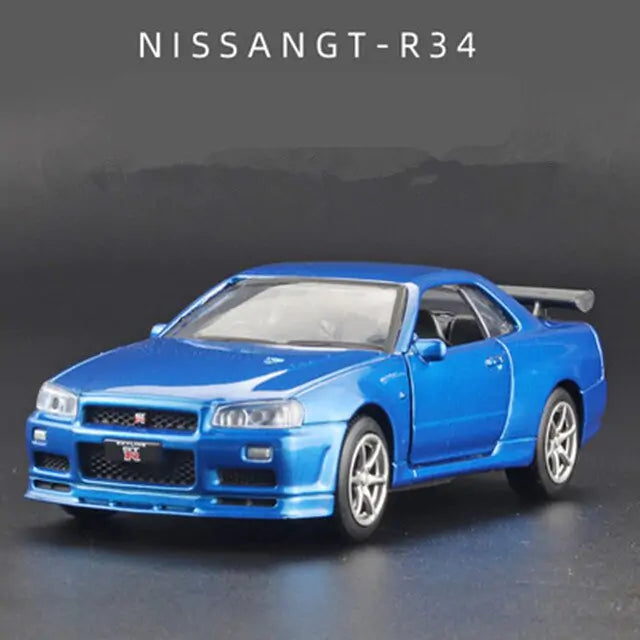 Nissan Skyline Ares GTR R34 Alloy Model Car