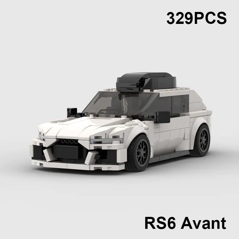 Sports Car Building Blocks Set