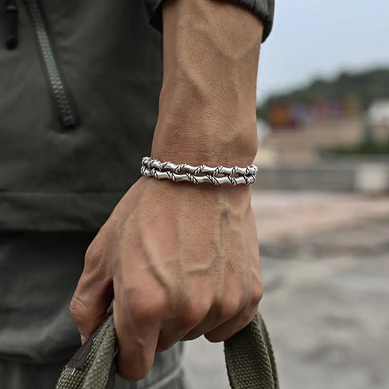 Double Layered Bamboo Bracelet