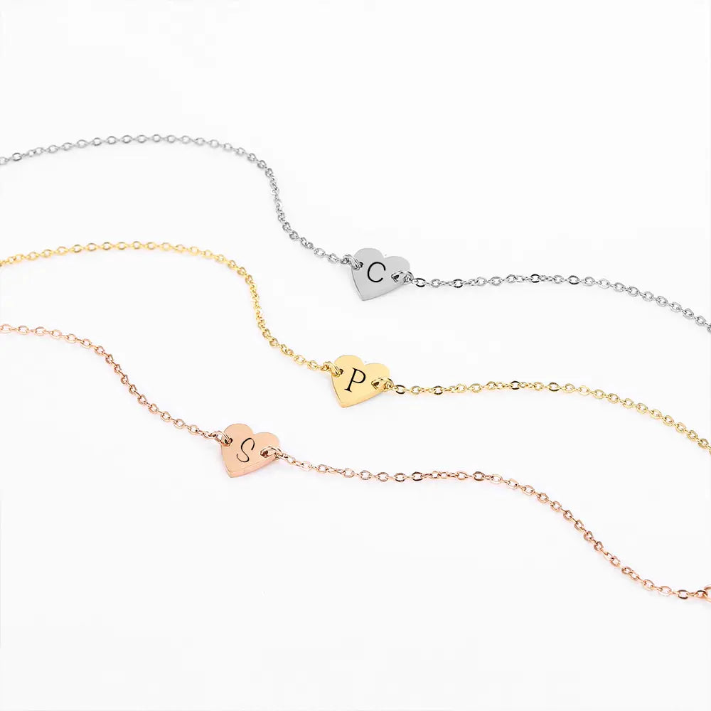 Engraved Alphabet Bracelet