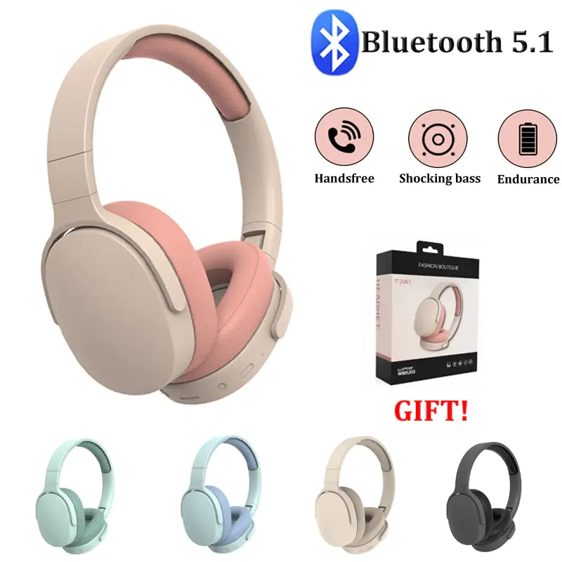 Long Lasting Surround Sound Bluetooth Headphones