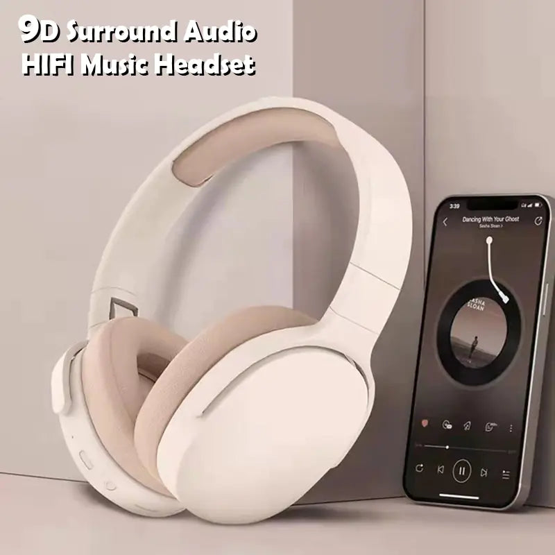 Long Lasting Surround Sound Bluetooth Headphones