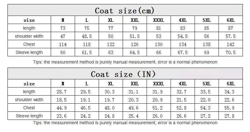 Men's Plus-Size Winter Jacket