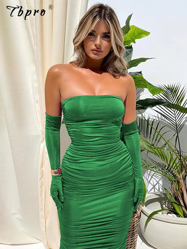 Strapless Tight Dress